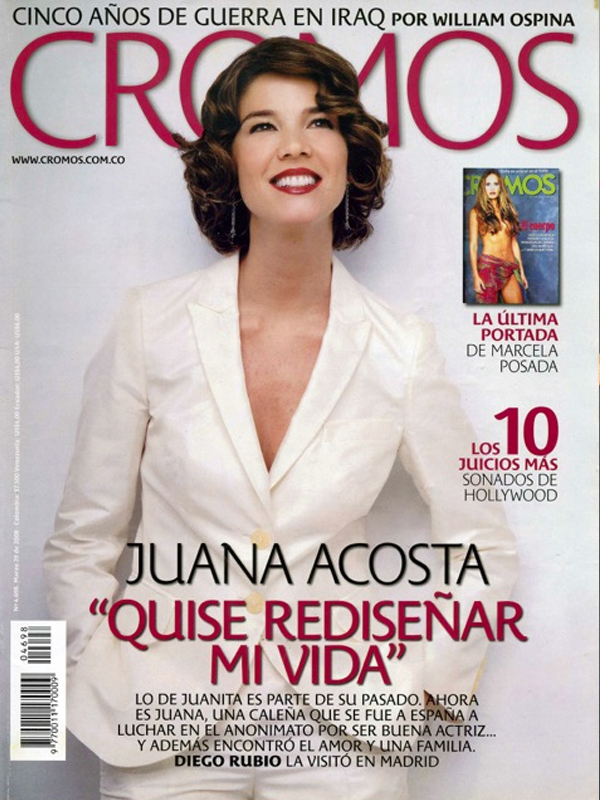 Juana Acosta. Covers. Cromos